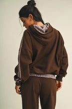 (PREORDER) Plaid Striped Sweat Set