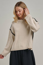 Contrast Stitch Sweater