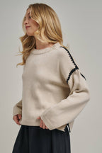 Contrast Stitch Sweater