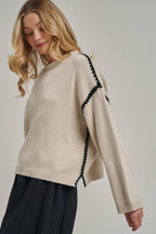 Contrast Stitch Sweater